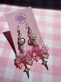 Image 1 of Coquette spiky earrings