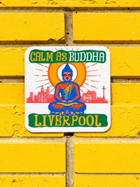 Calm as Buddha Coaster
