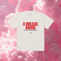 Image 1 of Biblical Baddie ™ Oversized Faded Tee