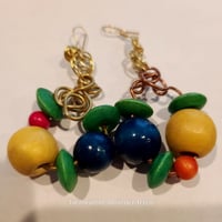 Image 1 of Miss Mixed Copper Wire Beaded Earrings 
