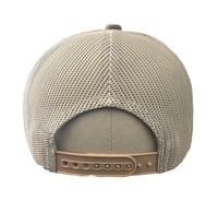 Image 2 of USA Flag - Tan Camo / Tan Mesh Snapback