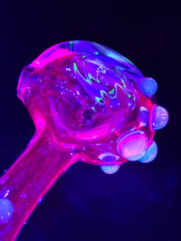 Image 5 of Purple UV Reactive Wig Wag Pipe 