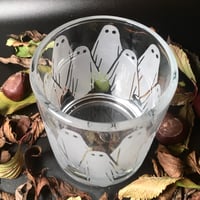 Image 3 of Large Ghosts Halloween Tealight Holder