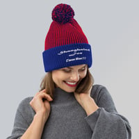 Image 1 of Pom-Pom Beanie - C'mon Man