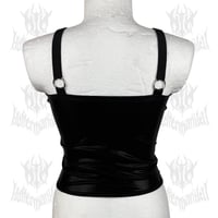 Image 4 of Mayhem "Esoteric Warfare” Lace-Up Top (SIZE L)
