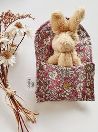 Image 1 of Tiny Plush bunny - Liberty pink
