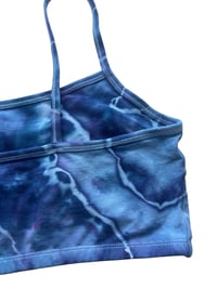 Image 7 of L (38) Bralette in Moody Blues Geode Ice Dye