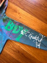 Image 8 of Tie Dye Hoodie Blue with Multiple Colours and Designs (M)