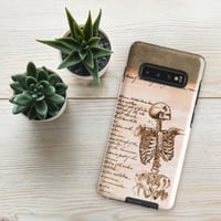 Image 6 of Antique Book Page Anatomical Skeleton Sketch Tough case for Samsung®