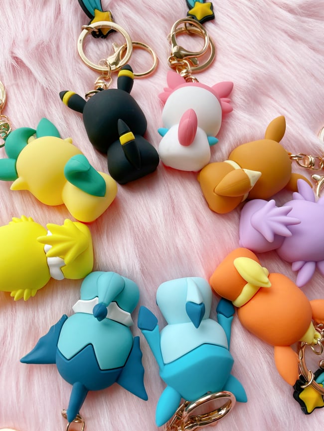 Eeveelutions Keychains [Ready to Ship] | Sour Attitude Club