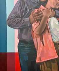 Image 4 of Something Worth Fighting For - 18x24" Acrylic on wood
