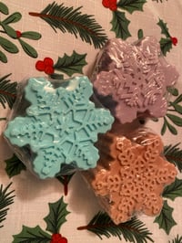 Image 1 of Snowflake glycerin she butter soaps 