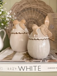 Image 3 of SALE! Bow Egg Jars ( 2 Sizes )
