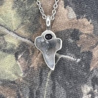 Image 5 of Shark Tooth + Amethyst Pendant