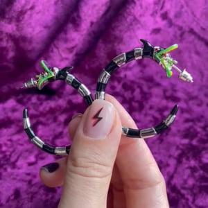 Image of Sandworm Hoop Earrings