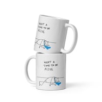 Image 3 of to be alive White glossy mug 
