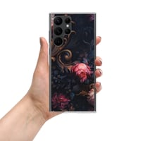 Image 2 of Baroque Style Gothic Inspired Rose Oil Painting Clear Case for Samsung®