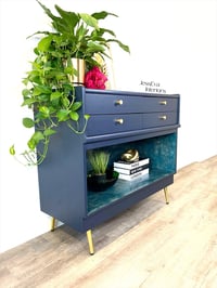 Image 8 of Navy Blue Nathan Cabinet / Compact Sideboard / Drinks Cabinet