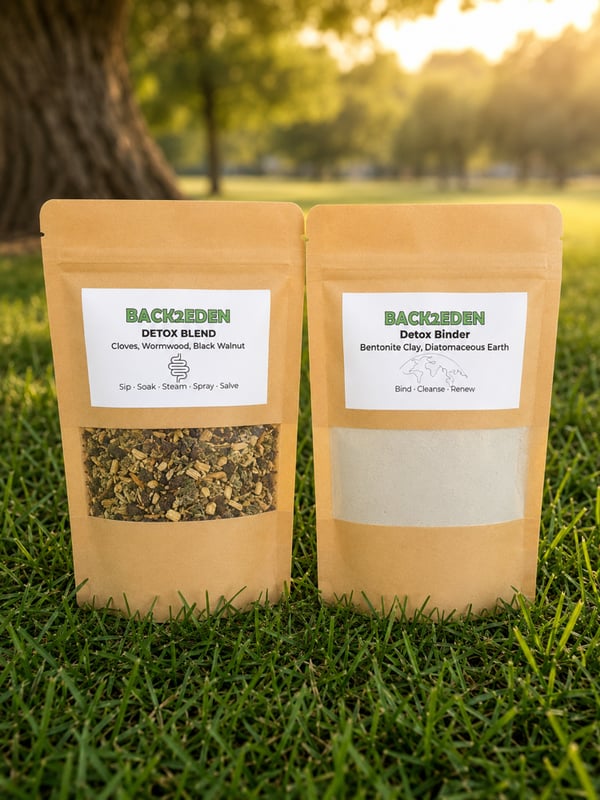 Parasite Cleanse Herbal Detox Tea and Binder Powder
