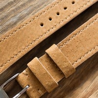 Image 4 of 40's Style Pigskin Strap - Sand
