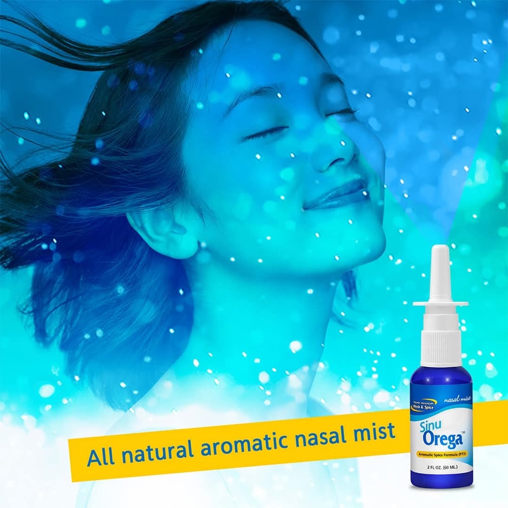 SINU OREGA Nasal Spray With P-73 (Natural Nasal Wash).