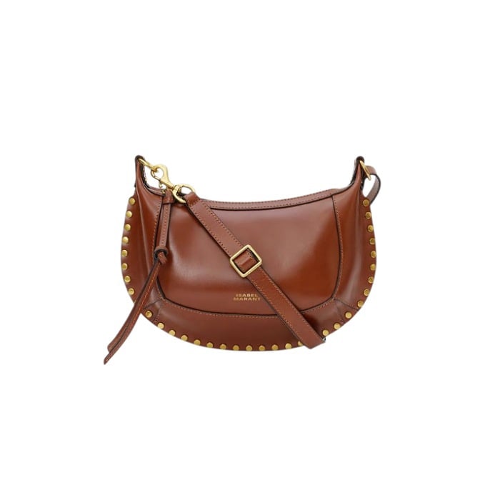 Image of ISABEL MARANT OSKAN MOON BAG COGNAC