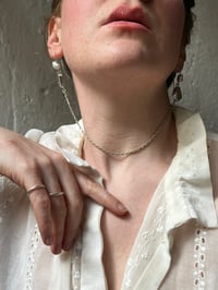 Image 5 of Earpiece Moonstone und Keshi