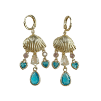 Gold Shell Dangles 7