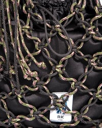 Image 4 of MACRAMÈ BAG - Military Green / Black  