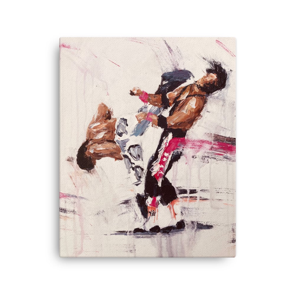 Image of “Sweet chin music” canvas prints 16” x 20”