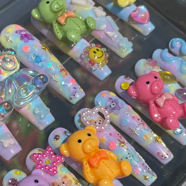 "Teddy Toybox" Extra Long Coffin, 20pcs+