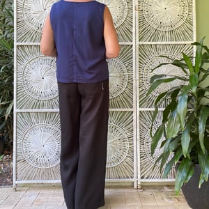 Image of Linea pants - Linen - Black