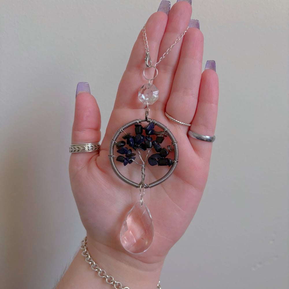 Image of tree of life suncatcher charms