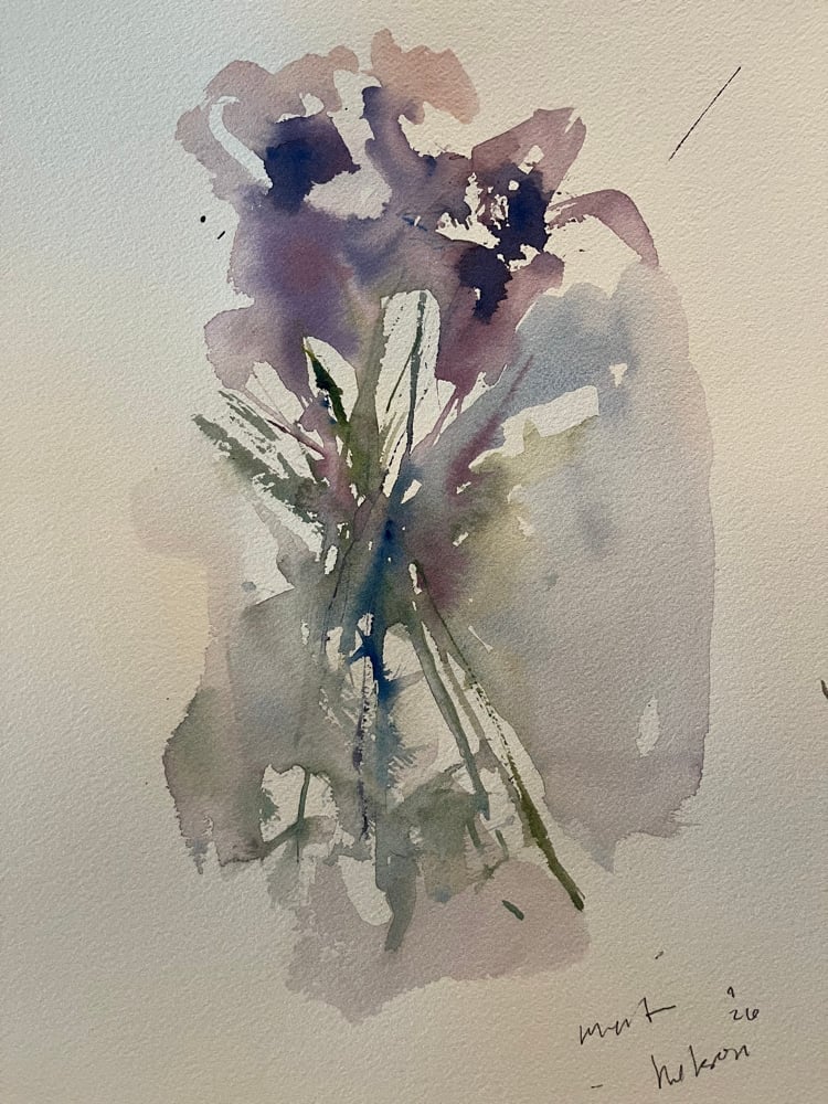 Image of Intuitive Rainwater Floral No 26 - Original