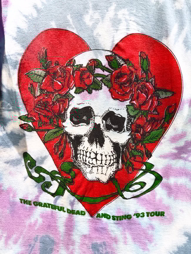 Grateful Dead 1993 Tour Lot T-Shirt - Fits L