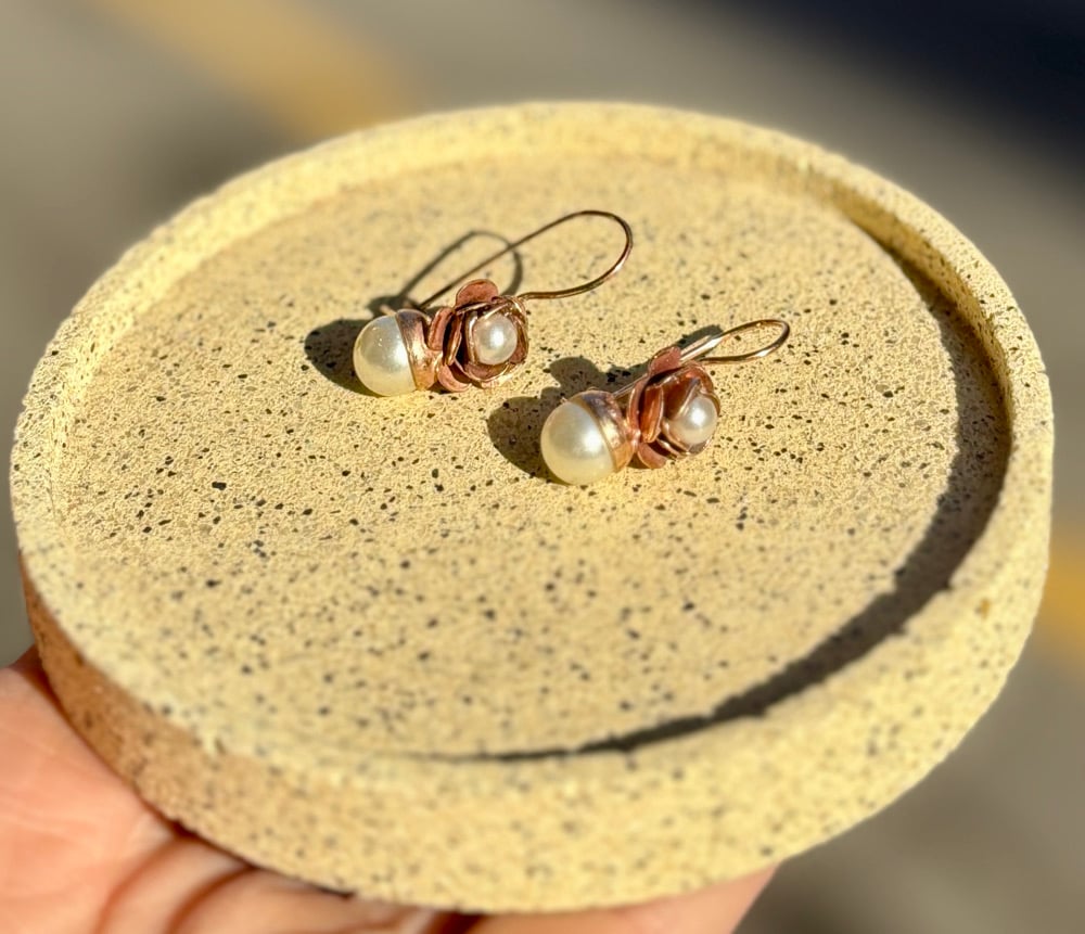 Image of Orecchino Pearl pendente 