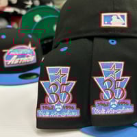 Image 3 of New Era 59Fifty Black Sky Blue 35th