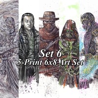 Image 1 of 5-Print Set Mortal Kombat 6x8 Signed Art Print Set 6