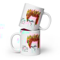 Image 2 of White glossy mug START YOUR DAY WITH A SMILE 