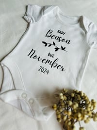 Baby Announcement Vest 