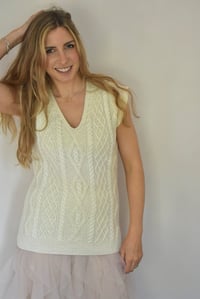 Image 11 of Aran Vest - Made in Ireland