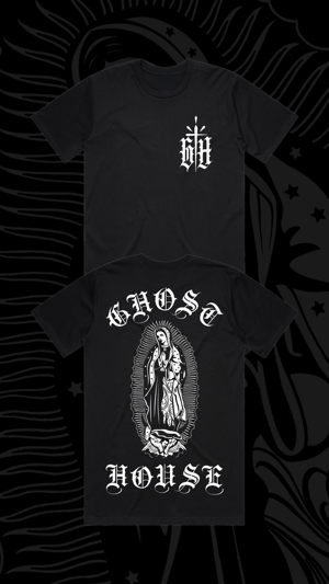 Image of BLACK - GHOST HOUSE ‘GUADALUPE’ T-SHIRT