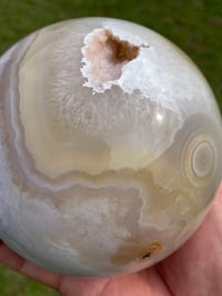 Image 13 of Flower Agate Crystal Sphere #1350