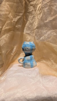 Image 2 of Funky Gingham Organic Vase