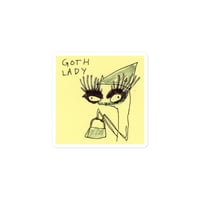 Image 2 of Bubble-free stickers GOTH LADY 