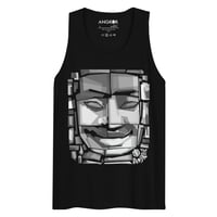 Bayon Face Tank Top - Black 