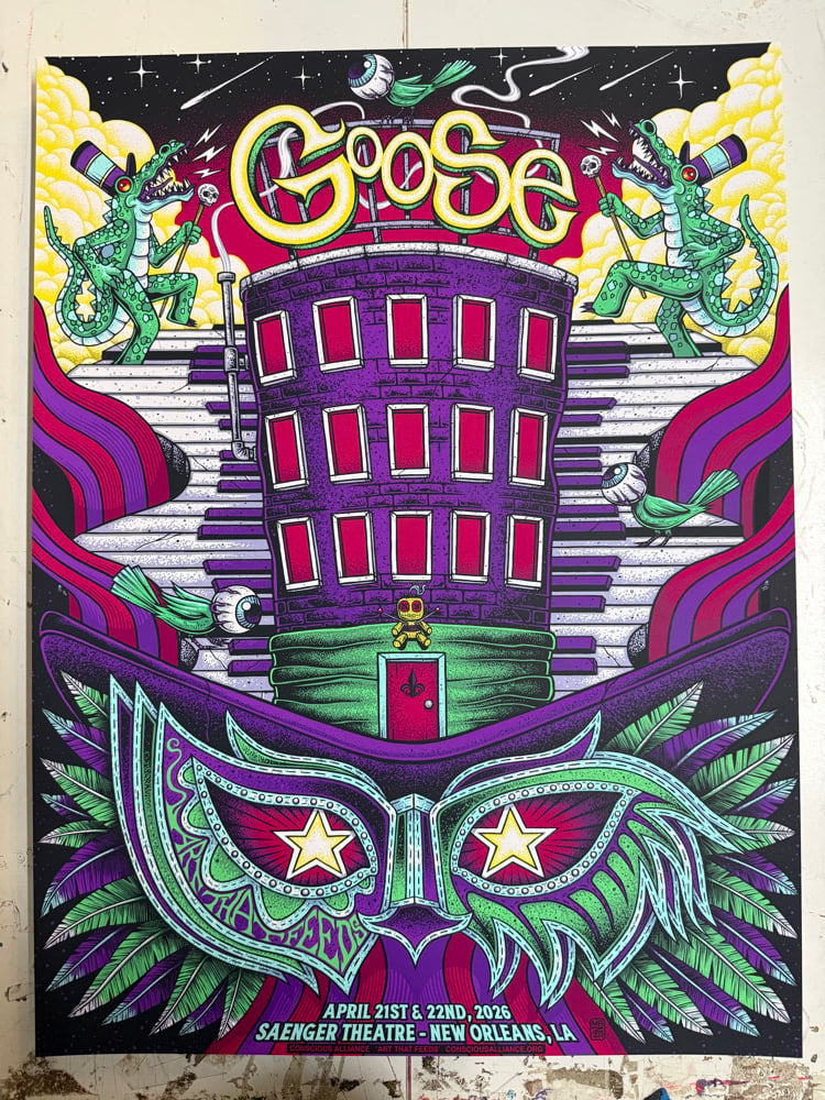 Image of Goose - April 21st & 22nd 2026 - New Orleans, LA - Regular and Variants