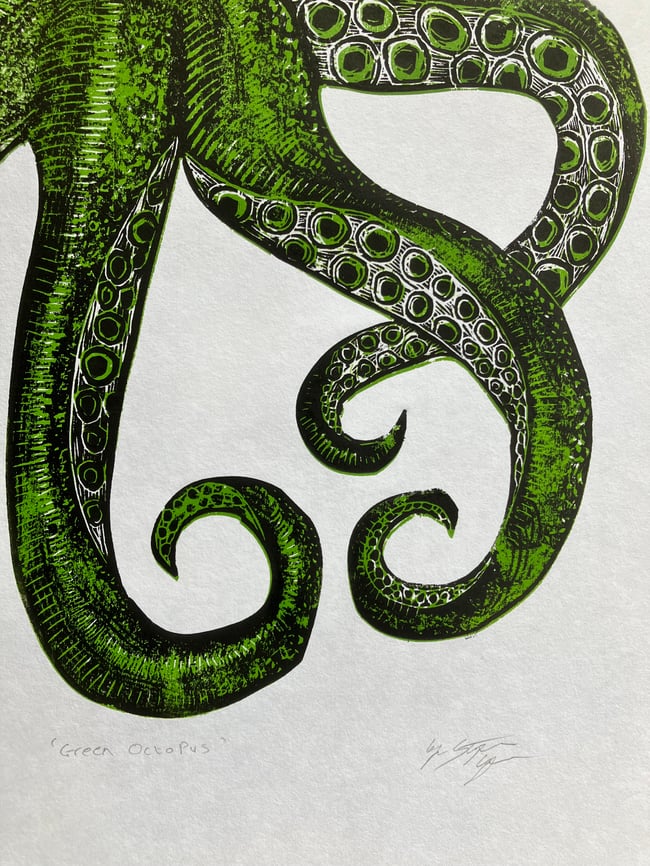 Green Octopus (No. 10 of 20)