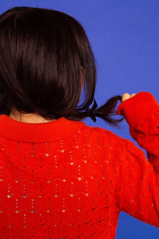 Image of Cardigan naranja