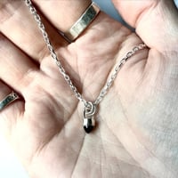 Image 3 of Handmade Sterling Silver Smoky Quartz Bullet Point Pendant 